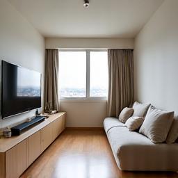 東京の狭小住宅に設置された、デッドスペースを有効活用したスマート収納システム